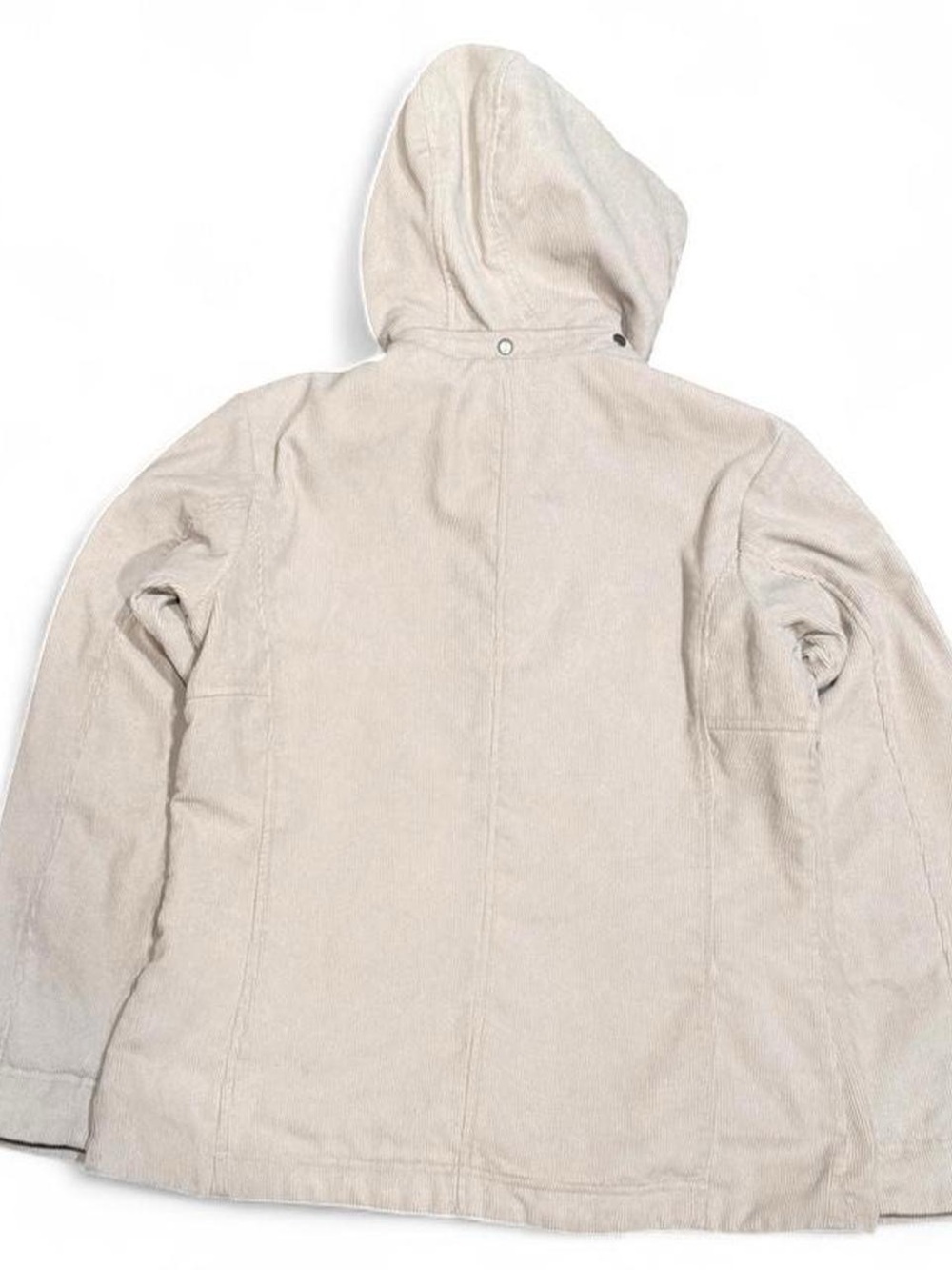 Y2K Patagonia Corduroy Hooded Snap Down Bomber Jacket - Picture 2 of 4